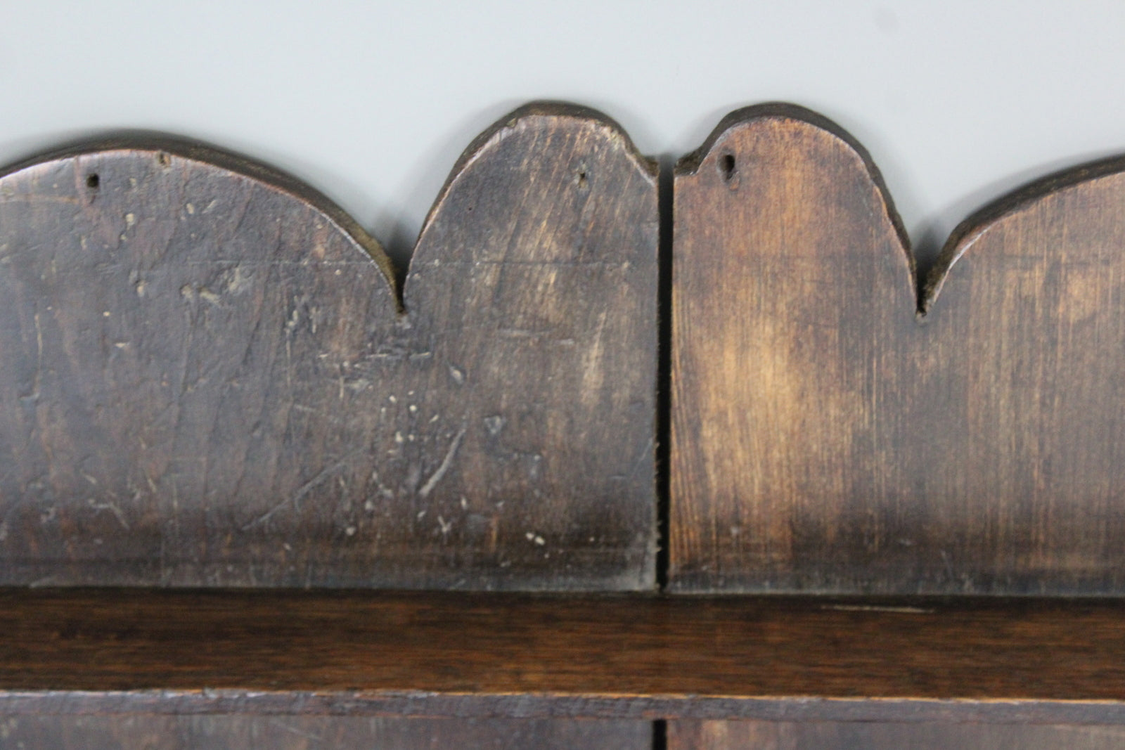 Rustic Stained Pine Wall Shelves - Kernow Furniture