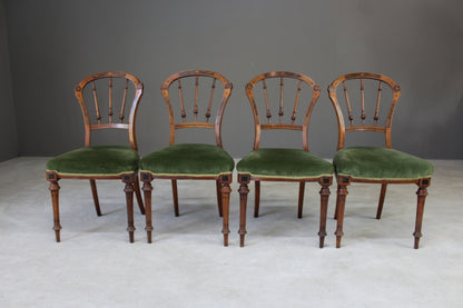 4 Victorian Dining Chairs - Kernow Furniture