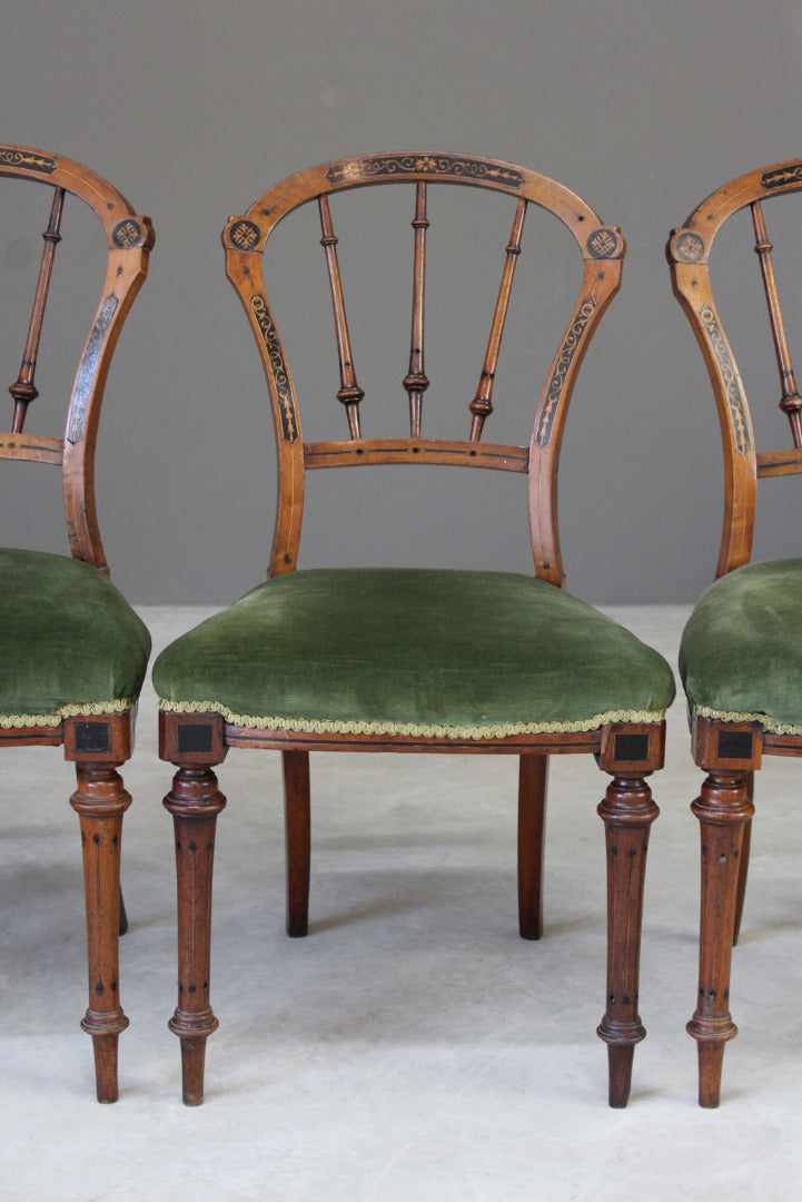 4 Victorian Dining Chairs - Kernow Furniture