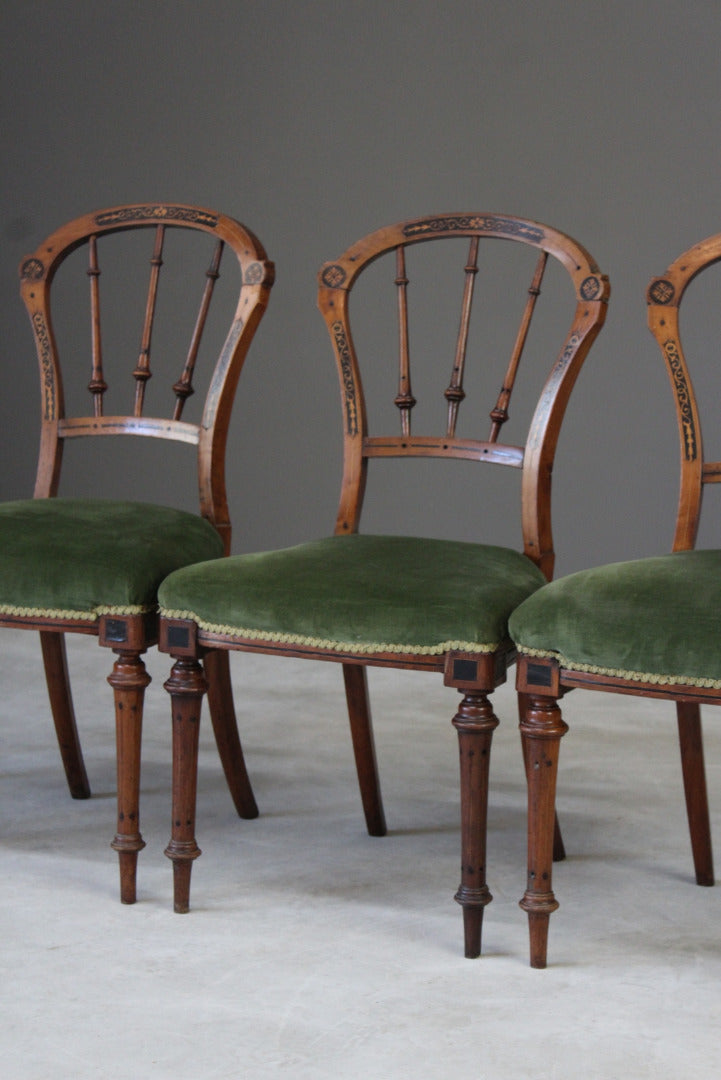 4 Victorian Dining Chairs - Kernow Furniture