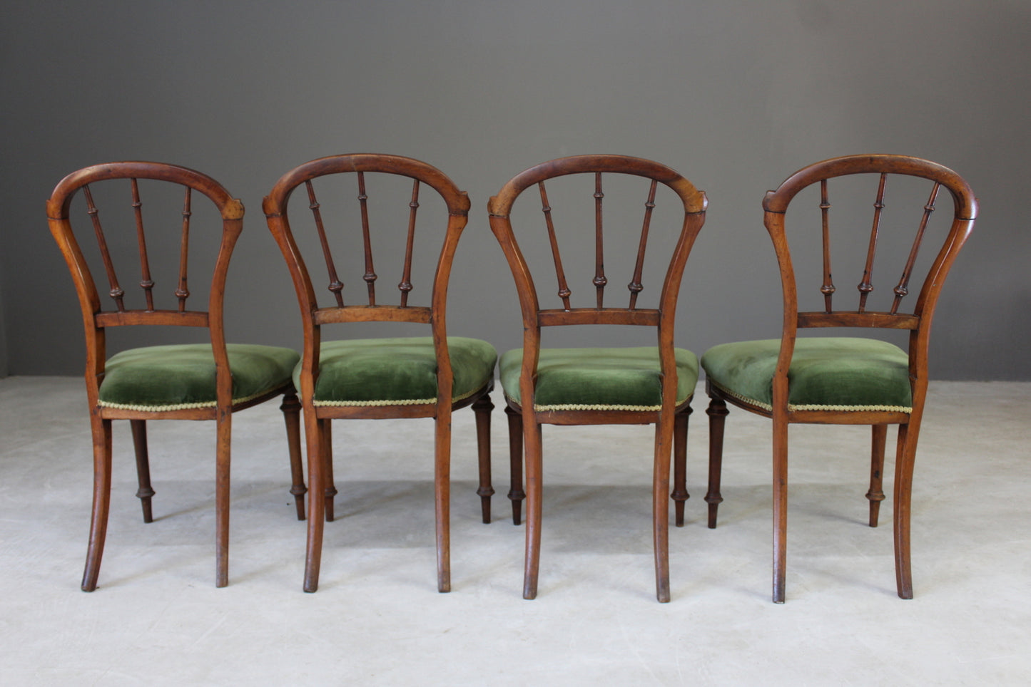 4 Victorian Dining Chairs - Kernow Furniture