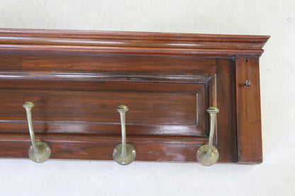 Antique Brass Coat Hooks - Kernow Furniture