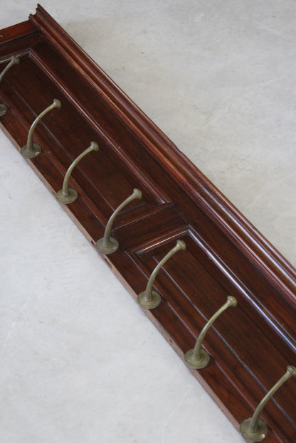 Antique Brass Coat Hooks - Kernow Furniture