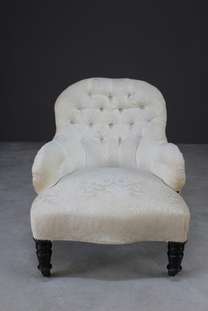 Victorian Button Back Armchair - Kernow Furniture