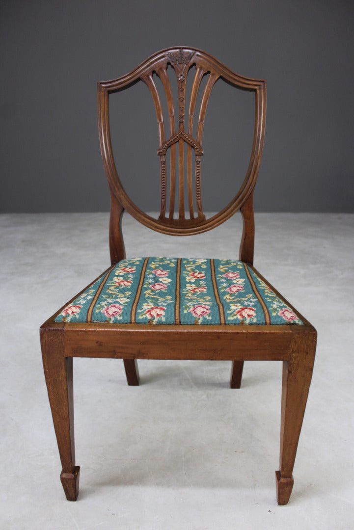 Single Mahogany Shield Back Chair - Kernow Furniture