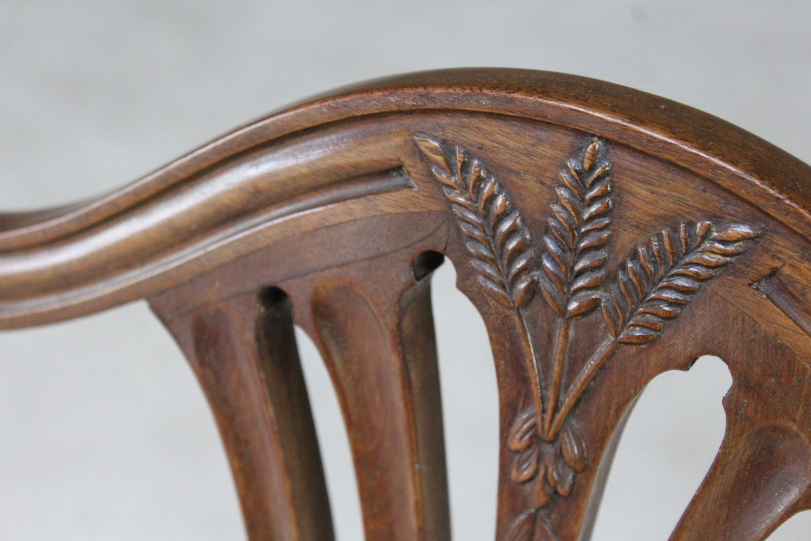 Single Mahogany Shield Back Chair - Kernow Furniture