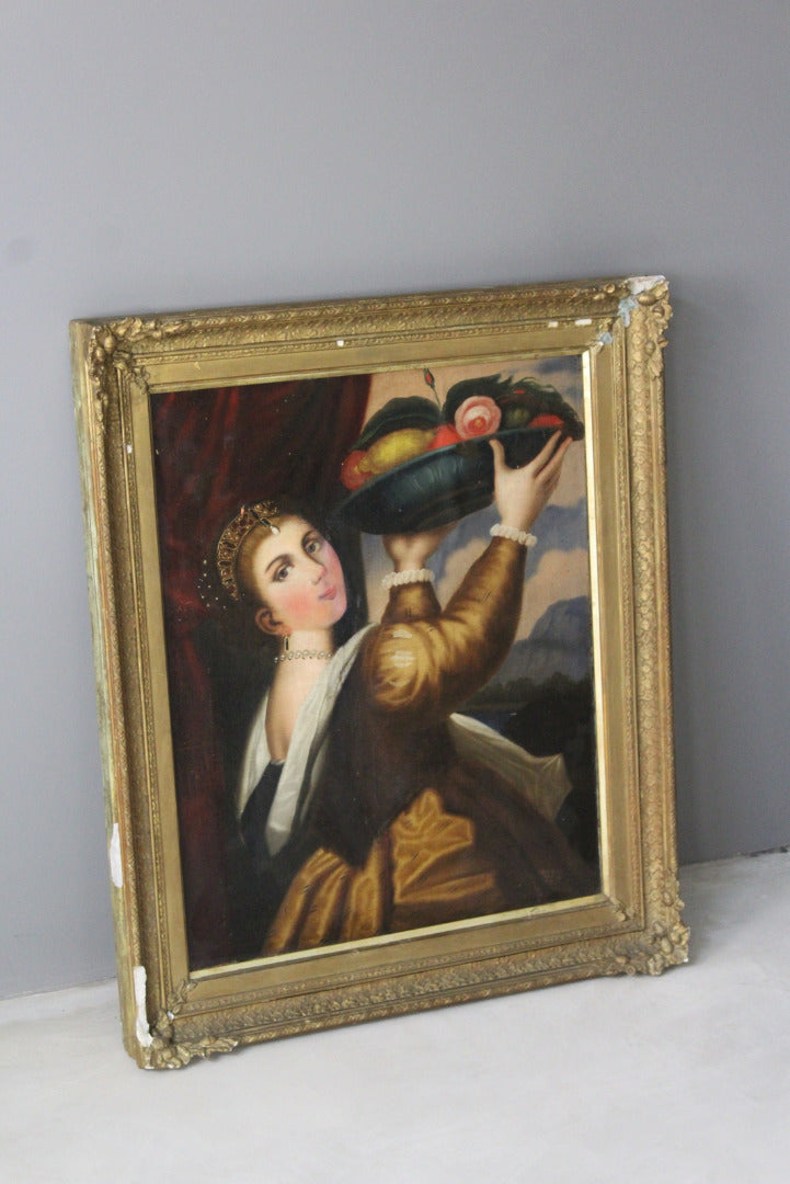 Woman With A Fruit Bowl - Kernow Furniture