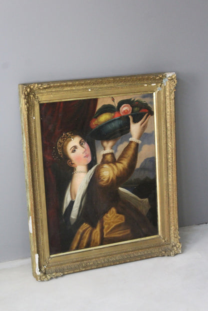 Woman With A Fruit Bowl - Kernow Furniture