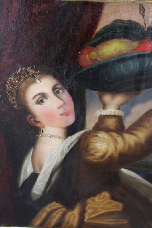 Woman With A Fruit Bowl - Kernow Furniture