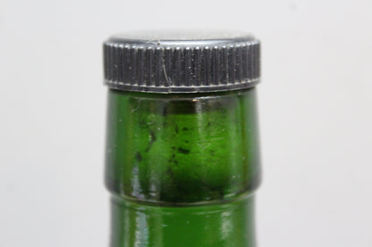 Vintage Green Glass Bottle - Kernow Furniture