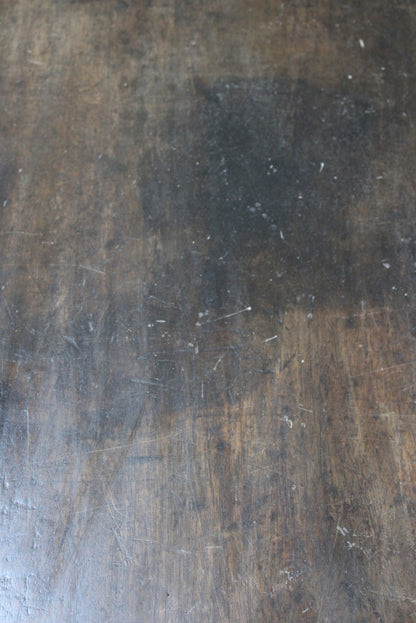 Rustic Stained Pine Side Table - Kernow Furniture