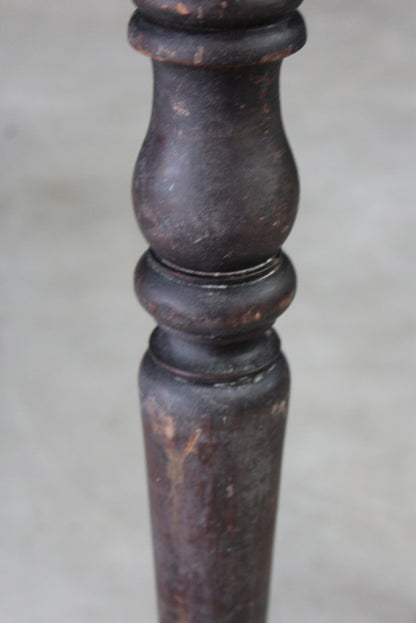 Rustic Stained Pine Side Table - Kernow Furniture