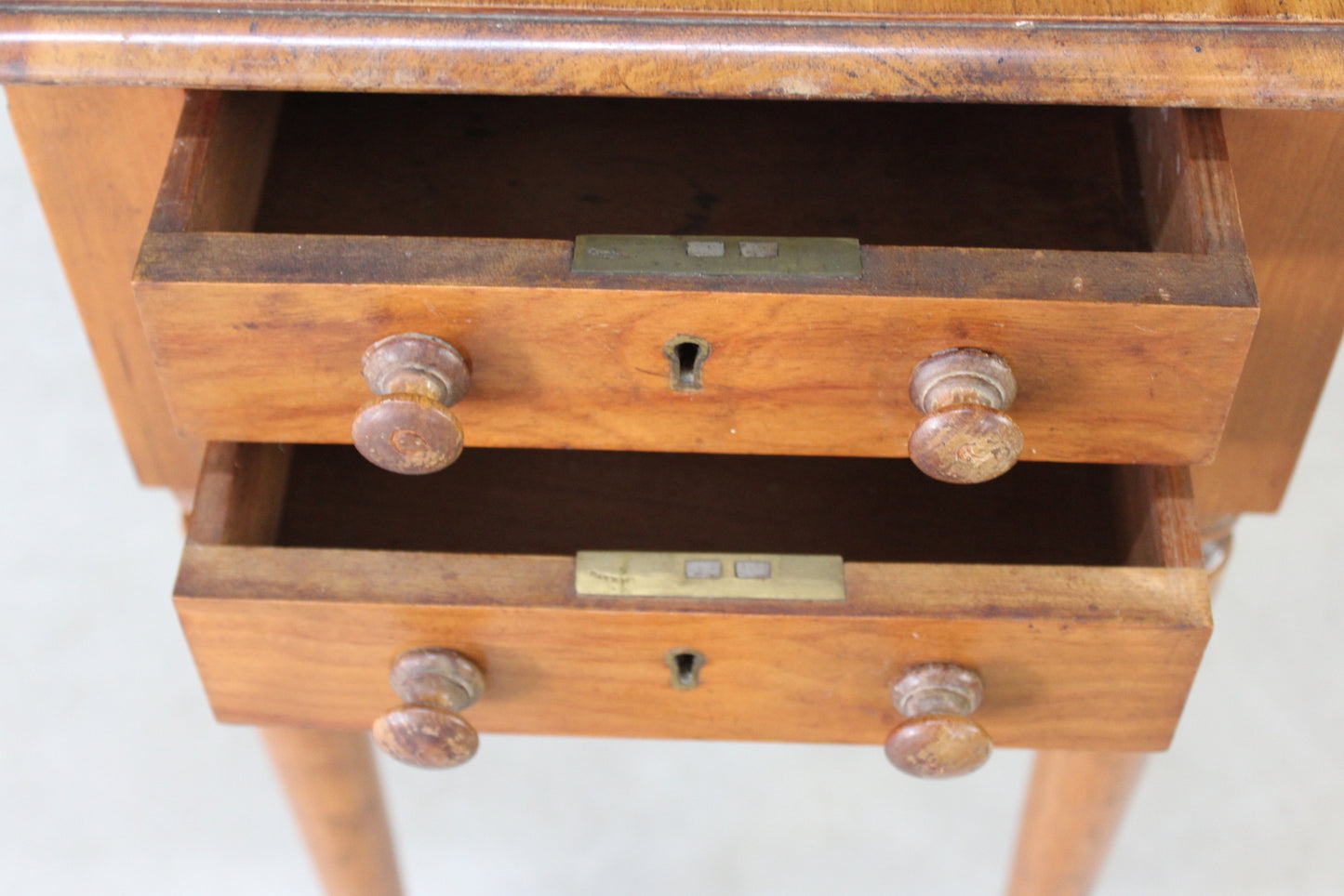 Antique Mahogany Work Table - Kernow Furniture