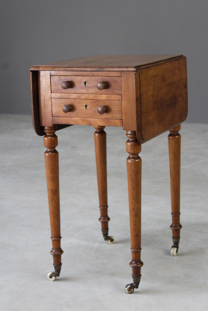 Antique Mahogany Work Table - Kernow Furniture