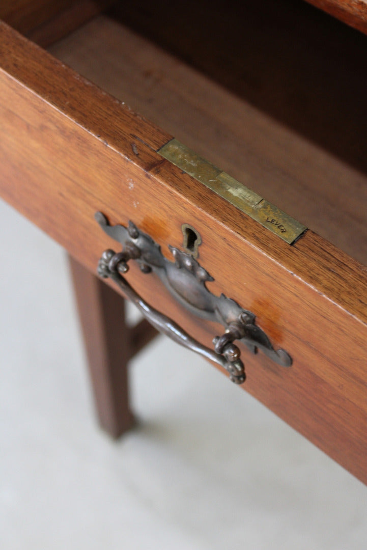 Edwardian Mahogany Side Table - Kernow Furniture