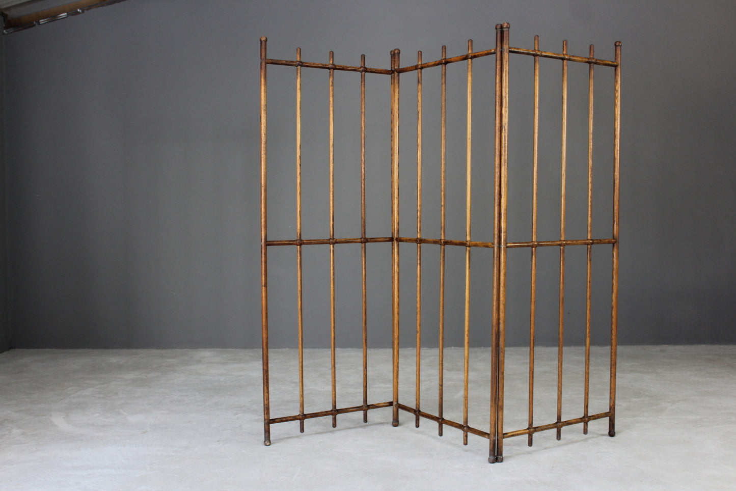 Early 20th Century Oak Screen - Kernow Furniture