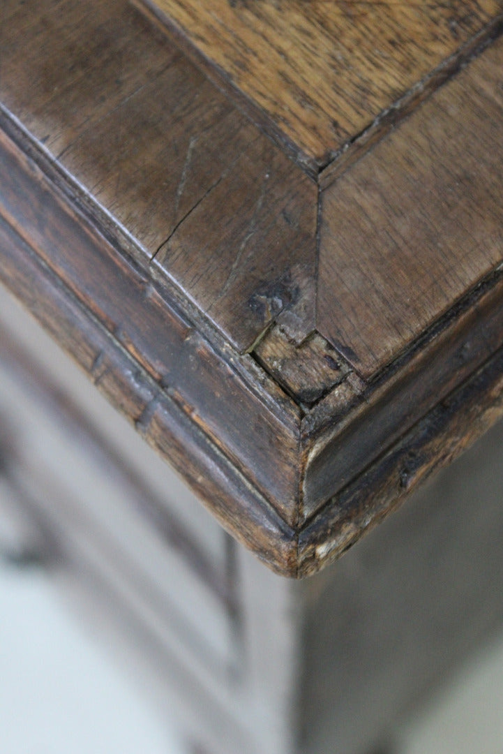 Antique 19th Century Crossbanded Chest of Drawers - Kernow Furniture