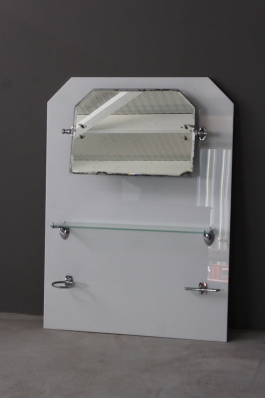 Vintage Bathroom Mirror Vanity - Kernow Furniture