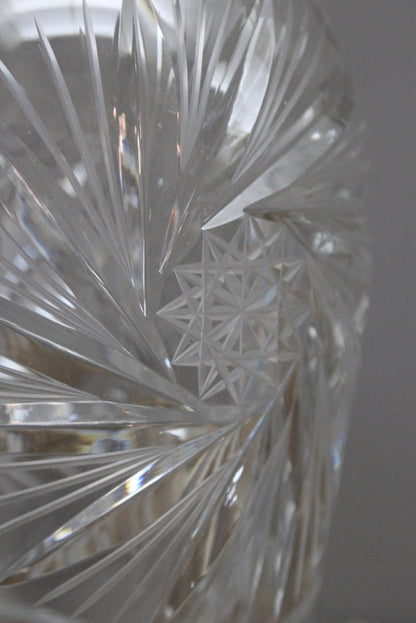 Cut Crystal Vase - Kernow Furniture