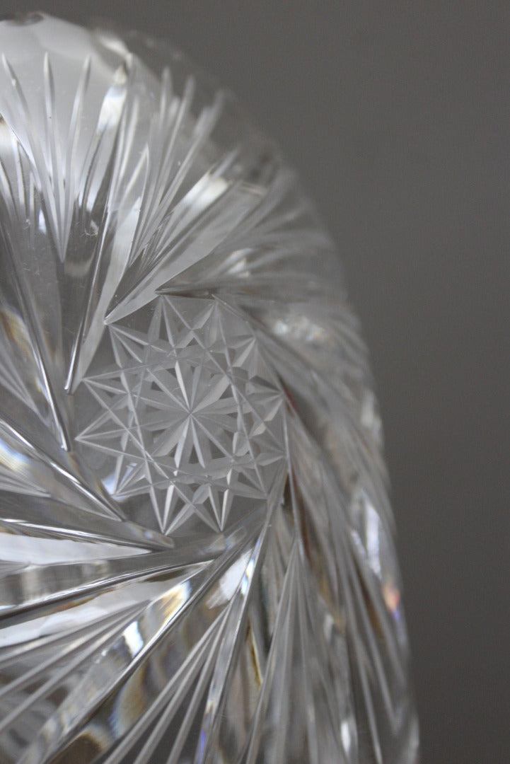 Cut Crystal Vase - Kernow Furniture