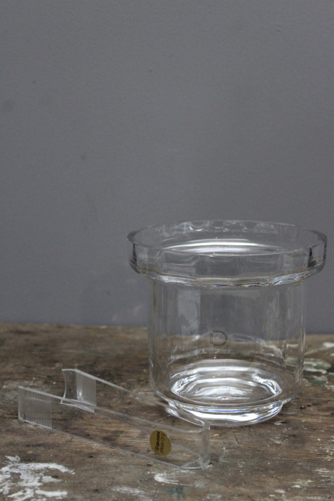 Dartington Glass Ice Bucket & Tongs - Kernow Furniture