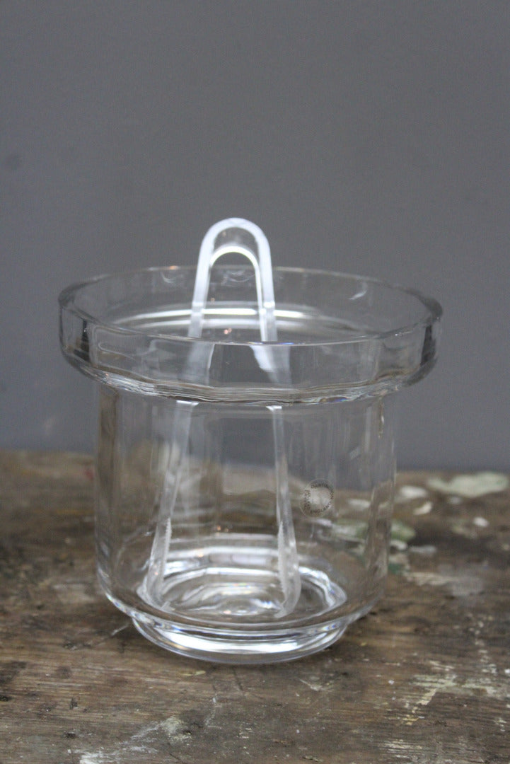 Dartington Glass Ice Bucket & Tongs - Kernow Furniture