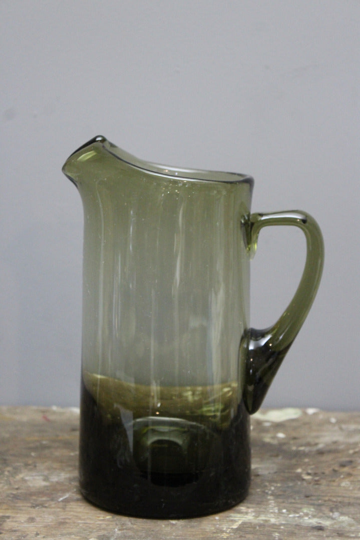 Retro Smoked Glass Water Jug - Kernow Furniture