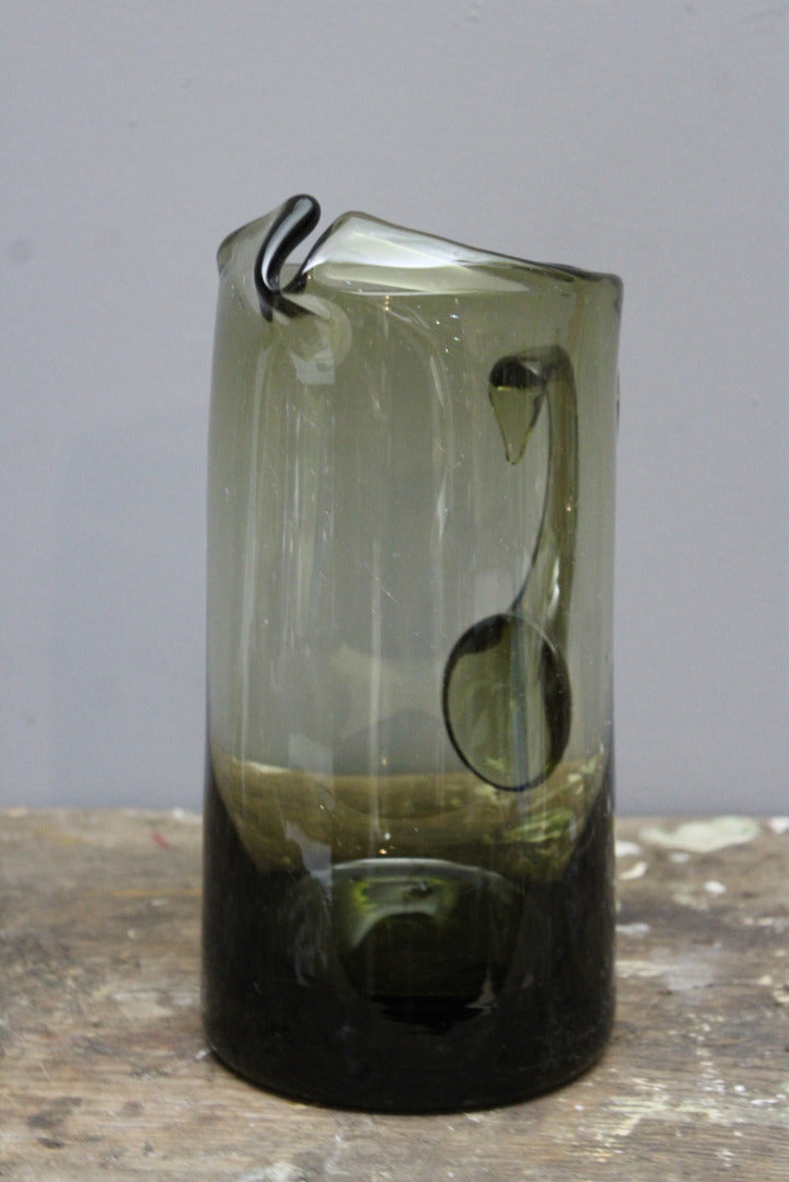 Retro Smoked Glass Water Jug - Kernow Furniture