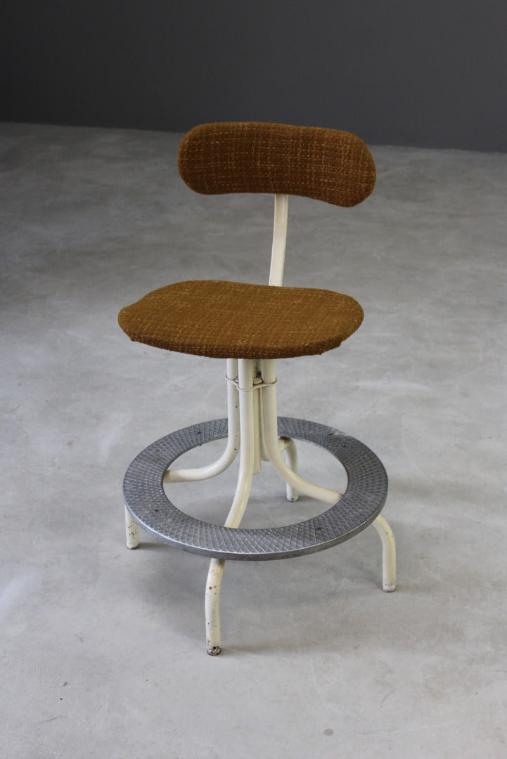 Retro Tansad Machinist Swivel Chair - Kernow Furniture