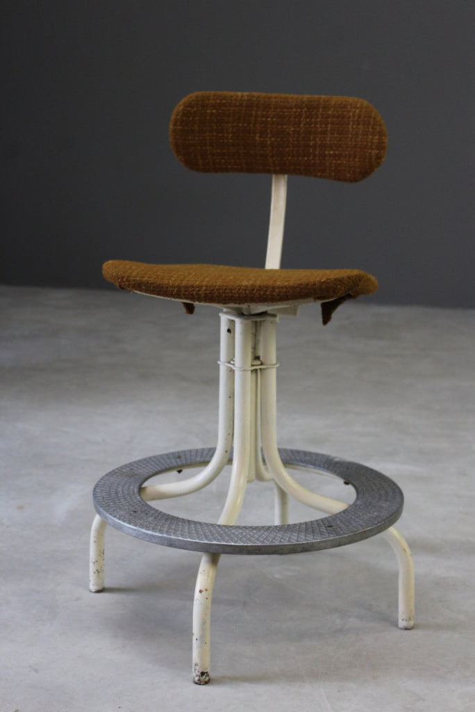 Retro Tansad Machinist Swivel Chair - Kernow Furniture