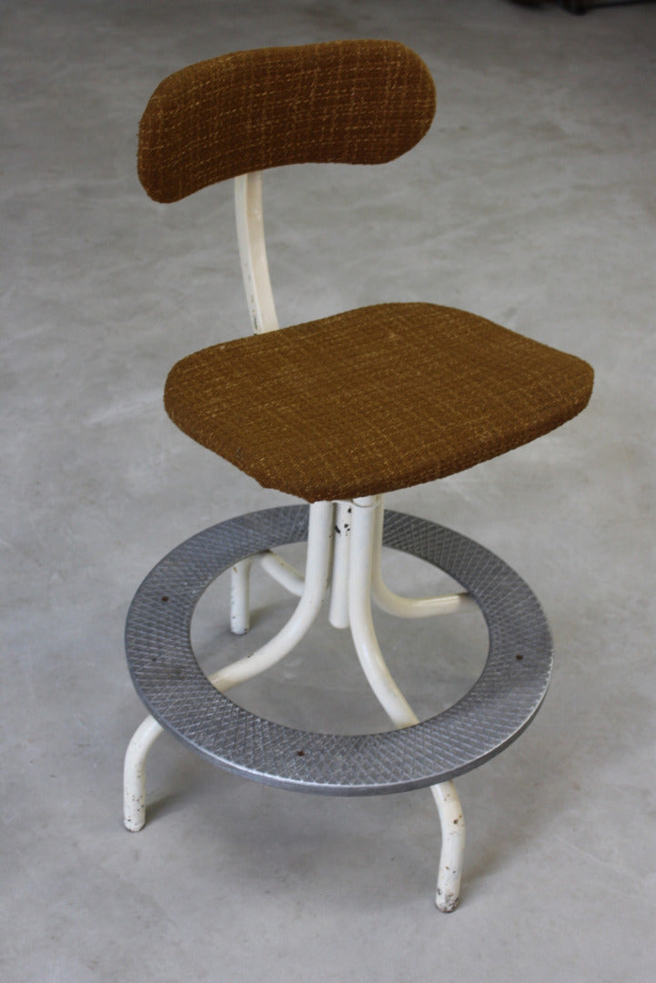 Retro Tansad Machinist Swivel Chair - Kernow Furniture