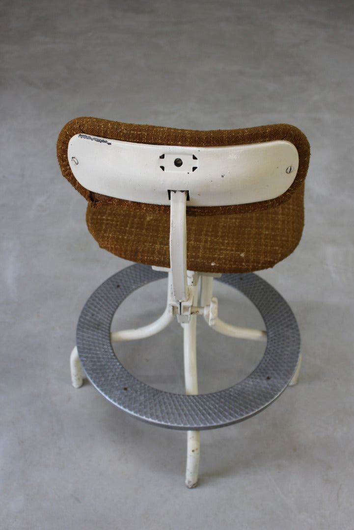 Retro Tansad Machinist Swivel Chair - Kernow Furniture