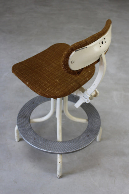 Retro Tansad Machinist Swivel Chair - Kernow Furniture