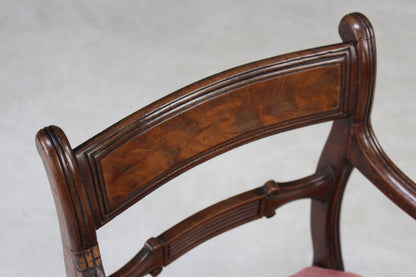 Antique 19th Century Mahogany Carver Chair - Kernow Furniture