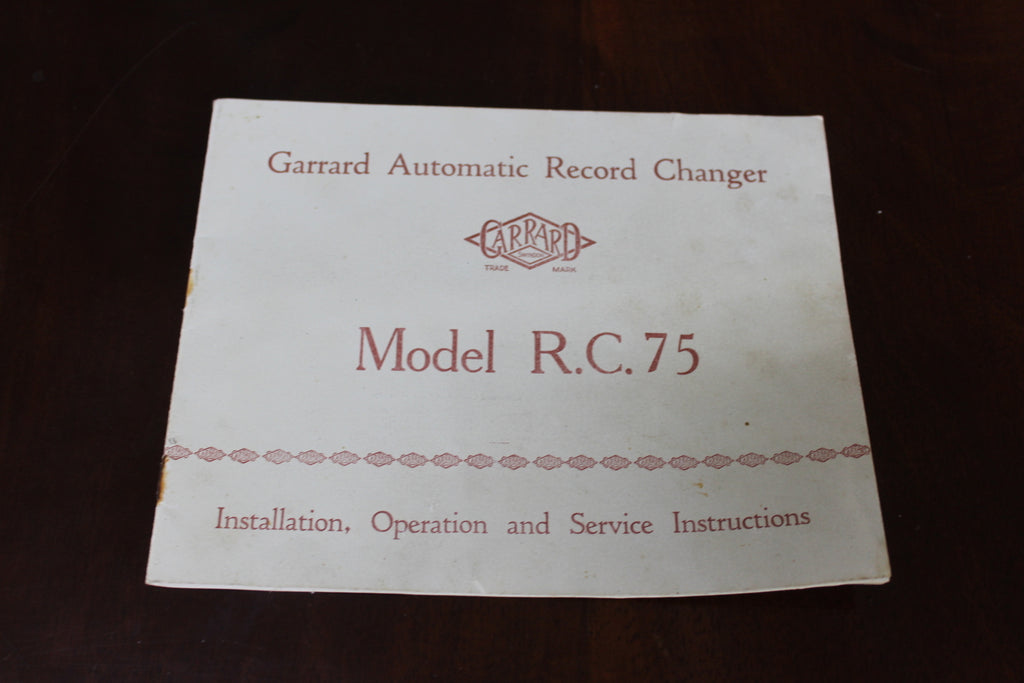1950S Garrard RC75 Autochanger Record Player - Kernow Furniture