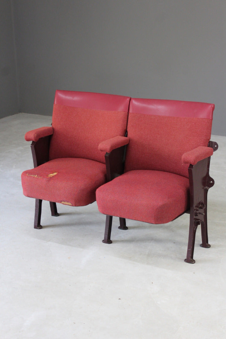 Pair Folding Theatre Cinema Seats - Kernow Furniture