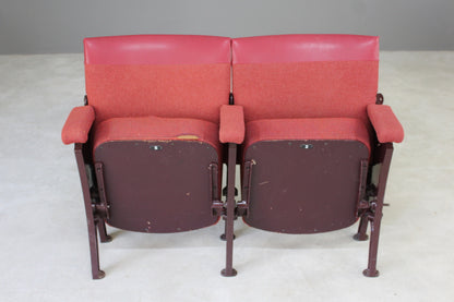 Pair Folding Theatre Cinema Seats - Kernow Furniture