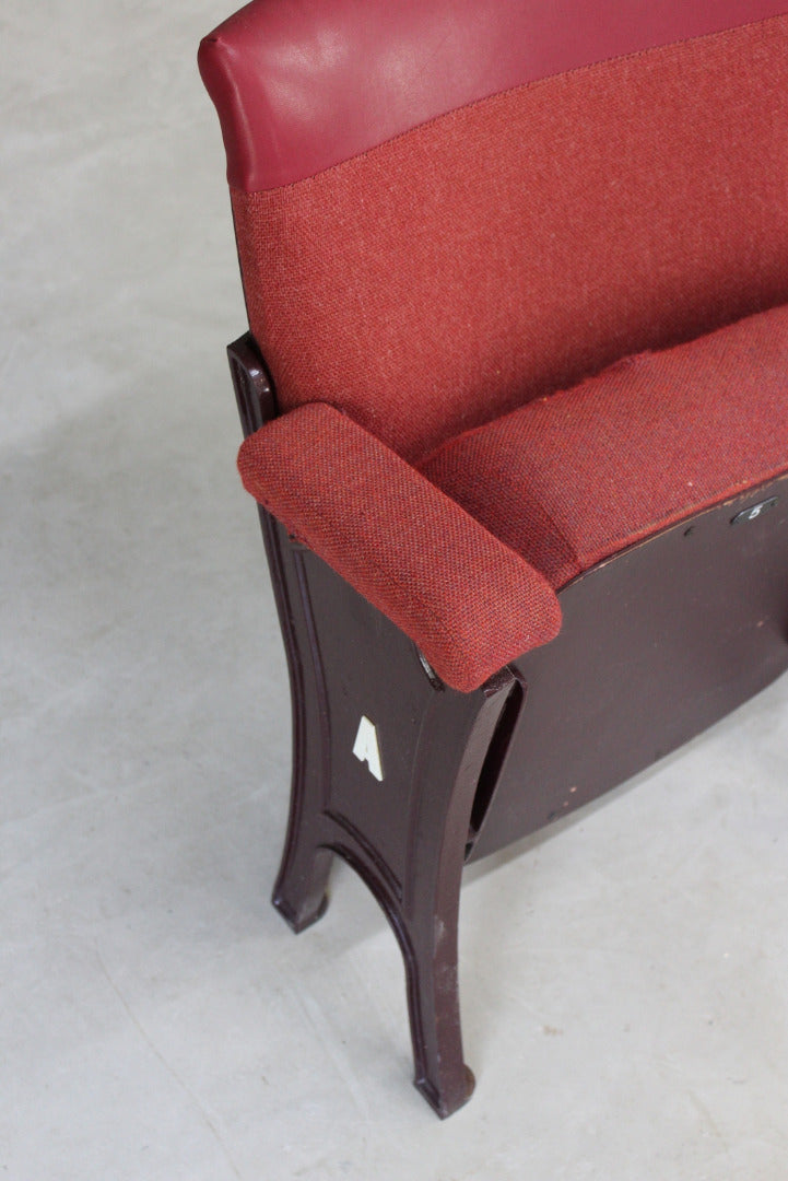 Pair Folding Theatre Cinema Seats - Kernow Furniture