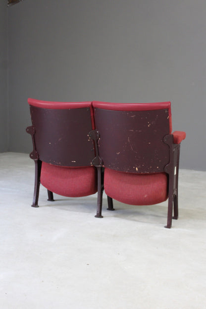 Pair Folding Theatre Cinema Seats - Kernow Furniture