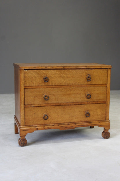 Vintage Oak Chest of Drawers - Kernow Furniture