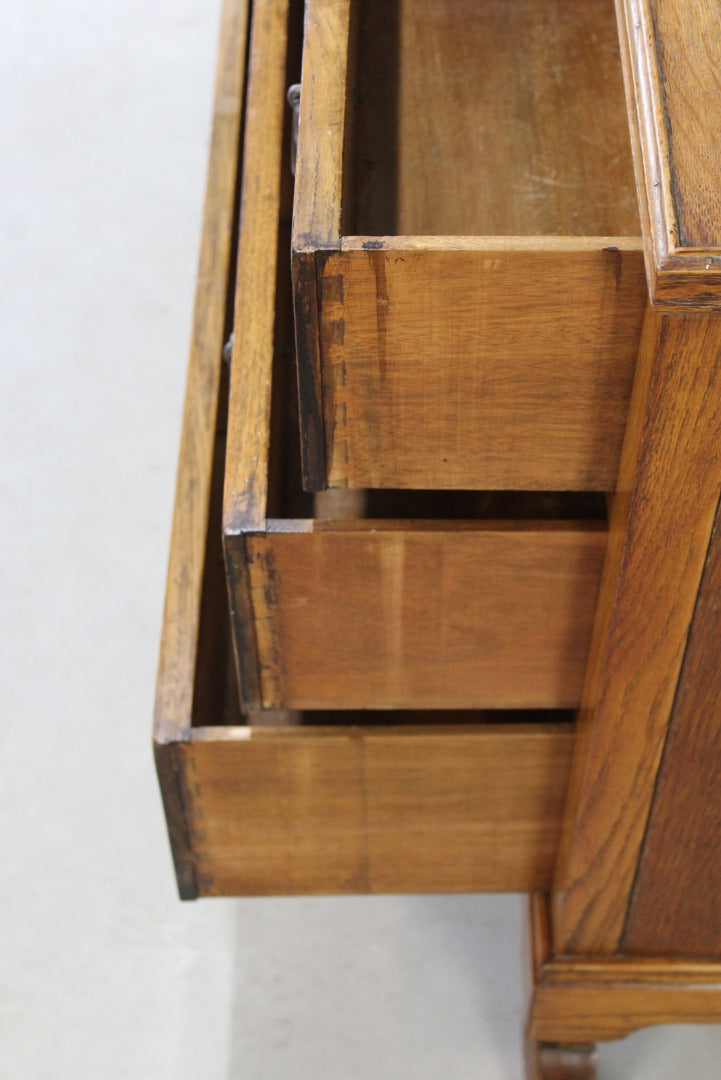 Vintage Oak Chest of Drawers - Kernow Furniture