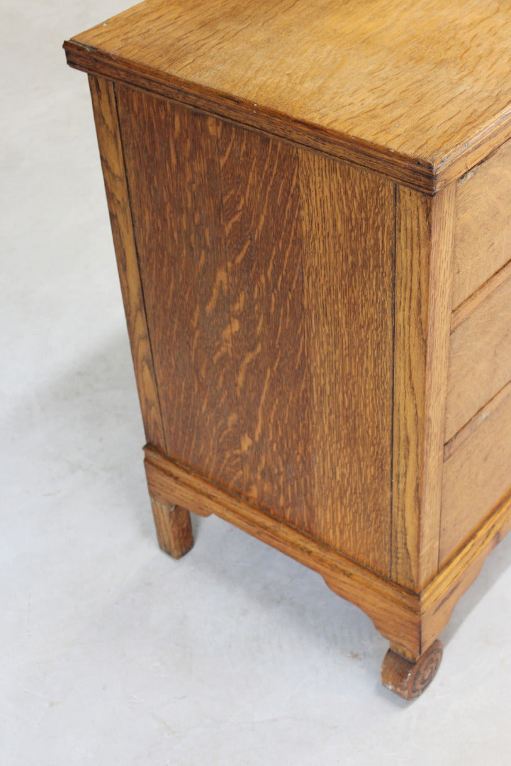 Vintage Oak Chest of Drawers - Kernow Furniture