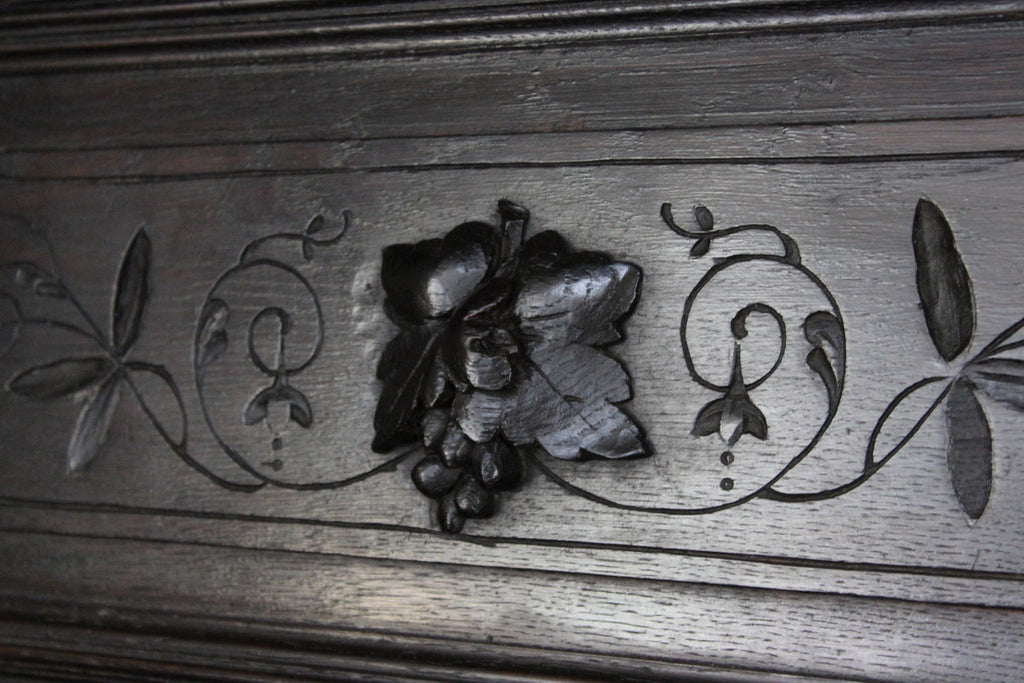 Antique Carved French Hunt Cabinet - Kernow Furniture