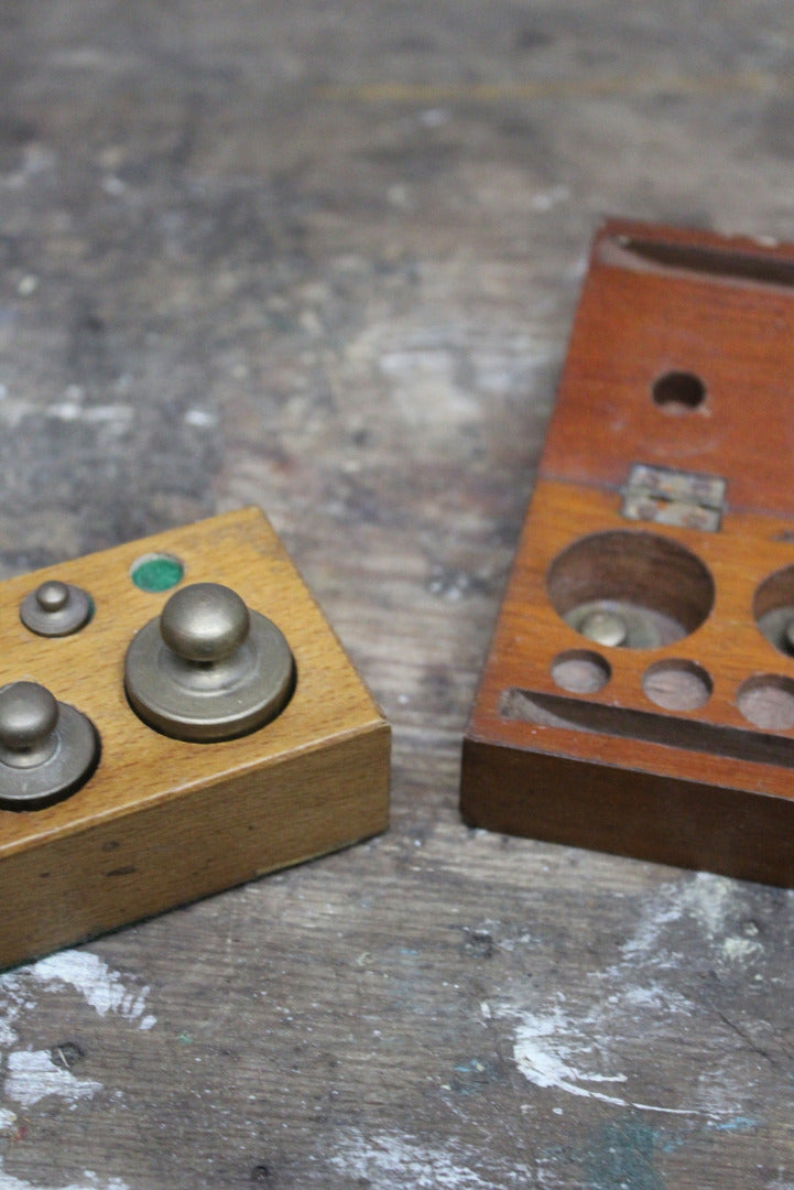 Vintage Brass Weight Sets - Kernow Furniture