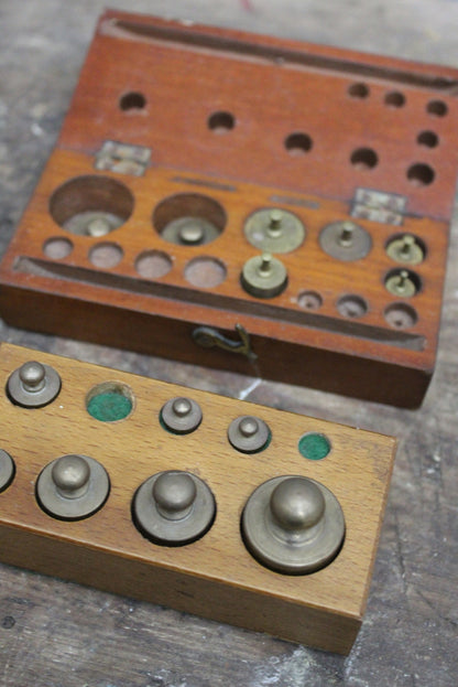 Vintage Brass Weight Sets - Kernow Furniture