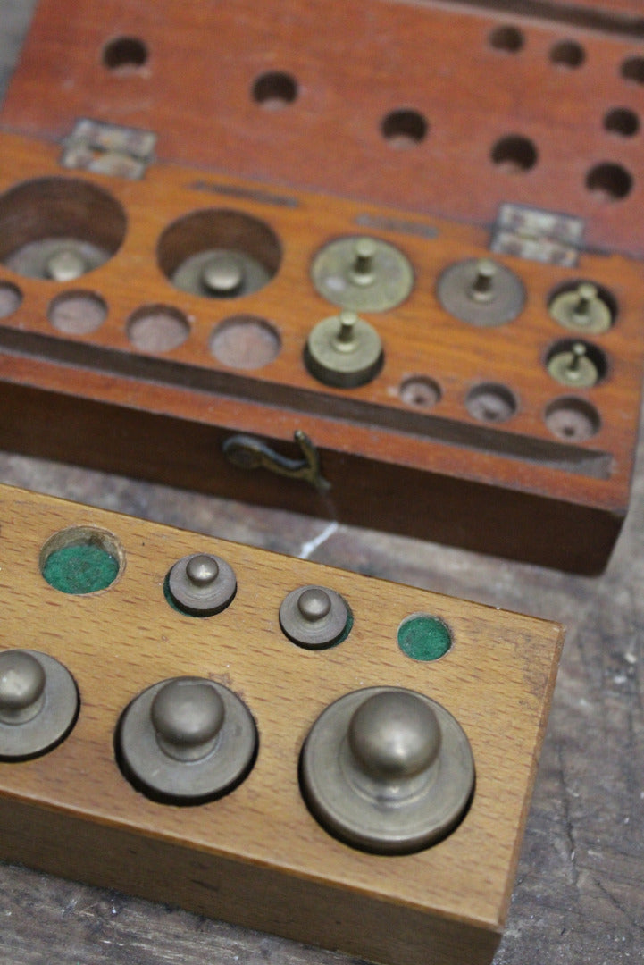 Vintage Brass Weight Sets - Kernow Furniture