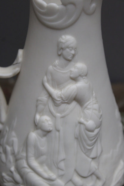 Samuel Alcock Parian Ware Jug - Kernow Furniture