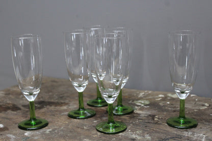 Set 6 Champagne Glasses - Kernow Furniture