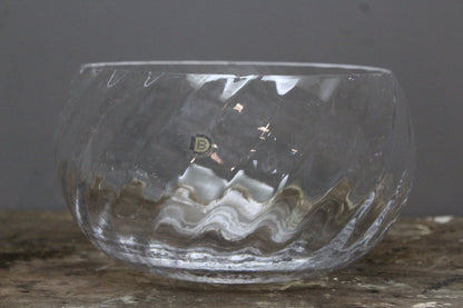 Large Dartington Glass Bowl - Kernow Furniture