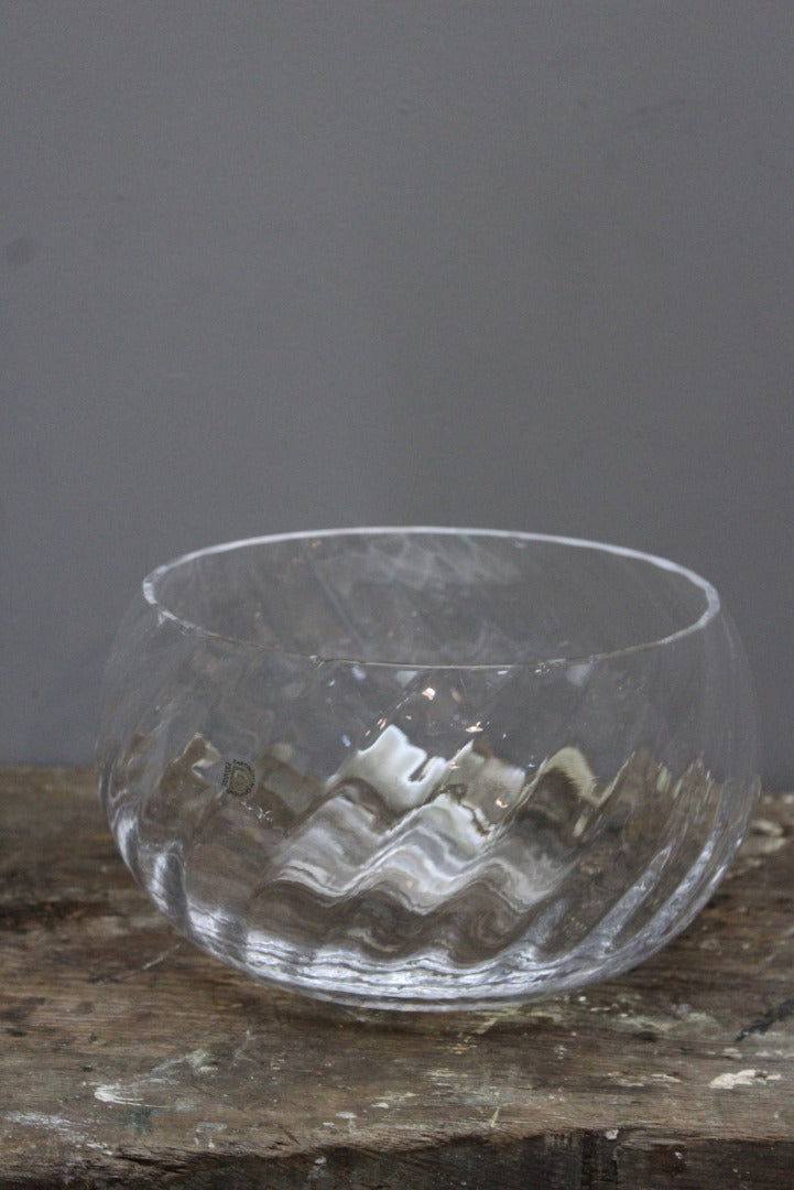 Large Dartington Glass Bowl - Kernow Furniture